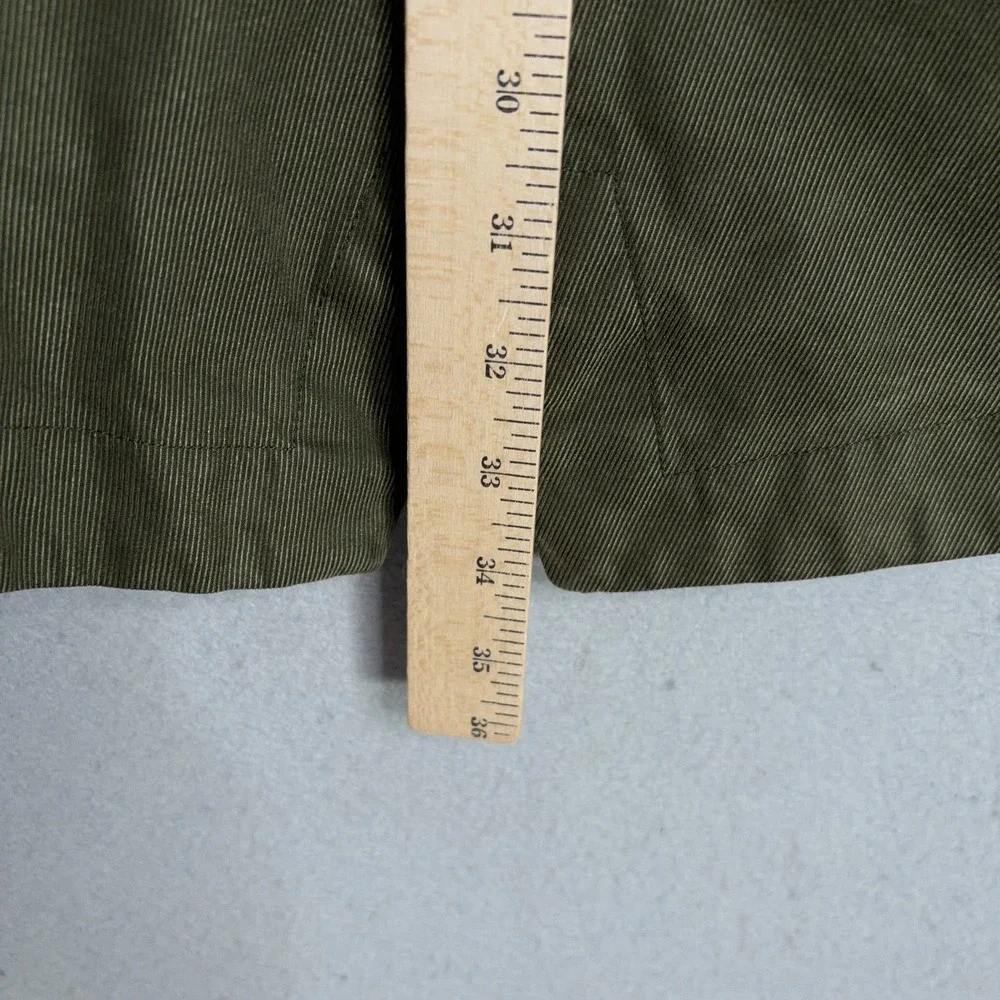 The North Face Jacket Mens Medium Green Hooded Fishtail Parka Utility Gorpcore